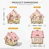 DIY 3D Diamond Painting Wooden Puzzle, Jigsaw Puzzle Diamond Art Holiday Party Xmas Decorations Hanging Kits