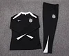 2025/2026 Corinthians Paulista Half-Pull Training Suit Black Football Shirt 1:1 Thai Quality Set