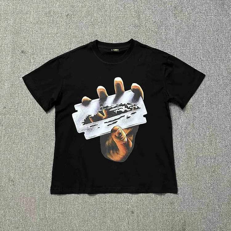 Hand-kneaded Alcatraz Design T-shirt