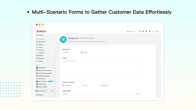 Google Forms