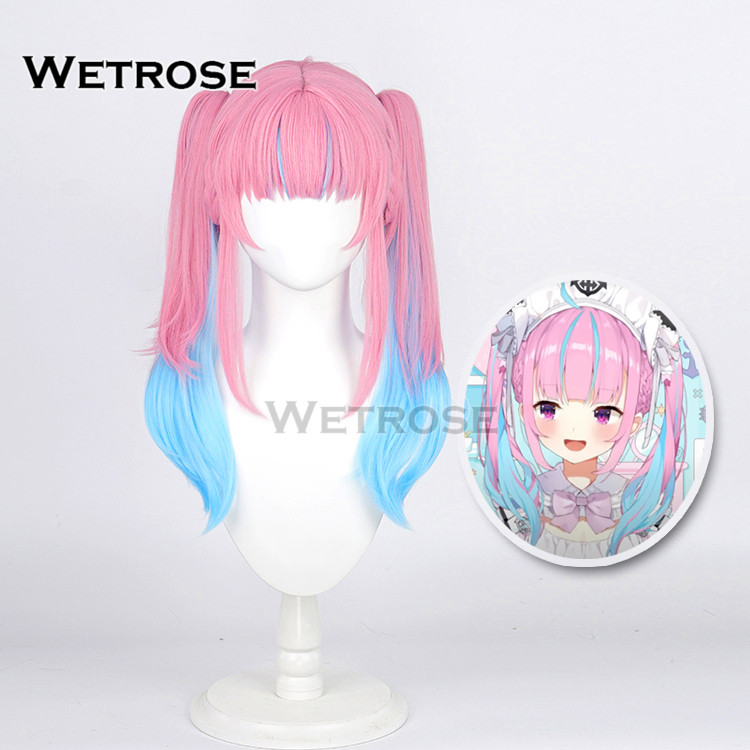 [Wetrose] Minato Aqua 湊あくあ Hololive JP Vtuber 2024 New Outfit Cosplay Wig