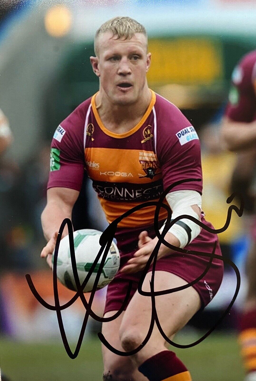 Luke Robinson Genuine Hand Signed 6X4 Photo Poster painting - Huddersfield Giants