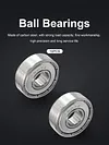 10pcs Ball Bearings 607ZZ Deep Groove Miniature Bearings for Skateboard Scooter