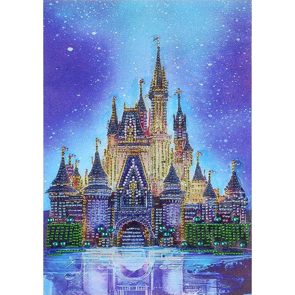 Partial Special Shaped Diamond Painting Disney Castle