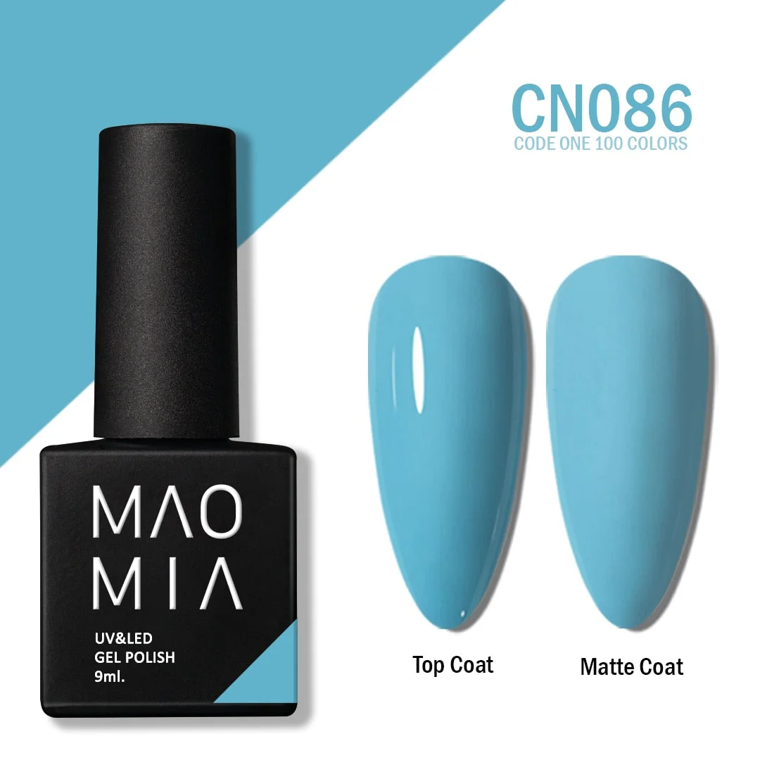 MAOMIA CODE ONE Gel Polish 100 Colors Soak Off UV/LED 9ML Professional Salon Nail Paint Semi Permanent Manicure