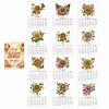Sunflower Butterfly Diamond Art Monthly Flip Tabletop Calendar January 2027 - December 2027 Small Desktop Calendar Planner for Living Room Bedroom Office Desk Gift Giving