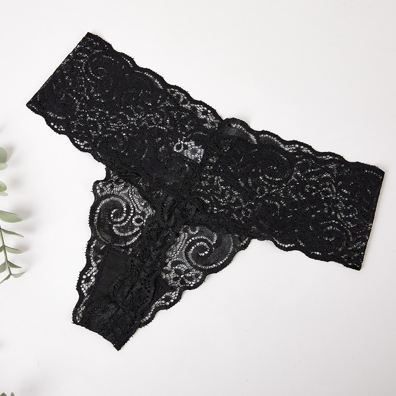 Lovingerie - Sexy Seamless Lace See-through Women's Underwear Thong