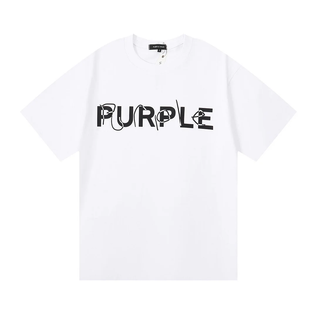 Purple 2023 new fashion T-shirt short sleeves