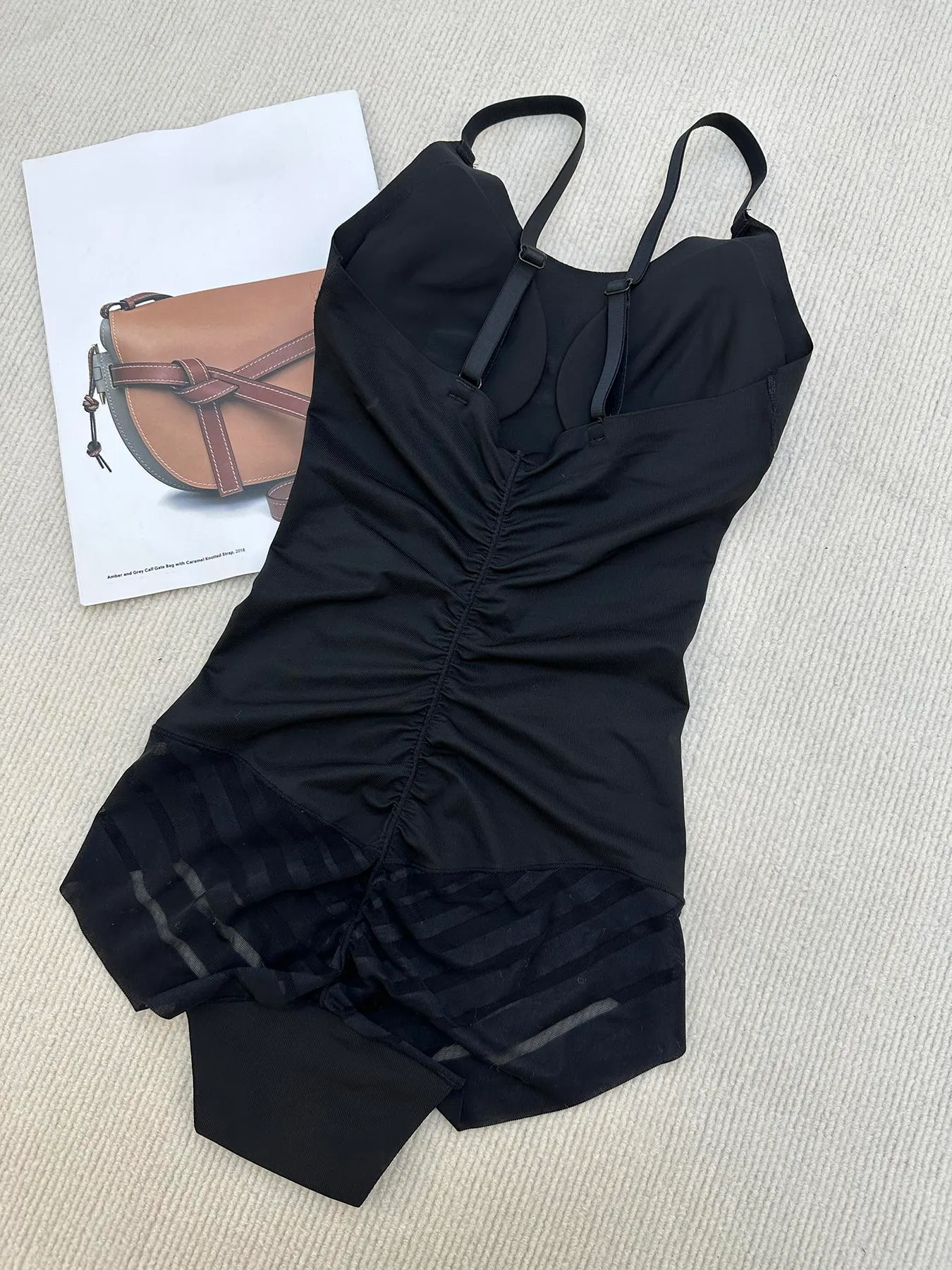 Women's Adjustable Spaghetti Strap Backless Padded Shapewear Bodysuit, Summer Clothes Women, Knitted Solid Ruched Seamless Wireless Basic Bodysuit for Summer, Women's Shapewear for Everyday Wear Women's Adjustable Spaghetti Strap Backless Padded Shapewear Bodysuit, Summer Clothes Women, Knitted Solid Ruched Seamless Wireless Basic Bodysuit for Summer, Women's Shapewear for Everyday Wear