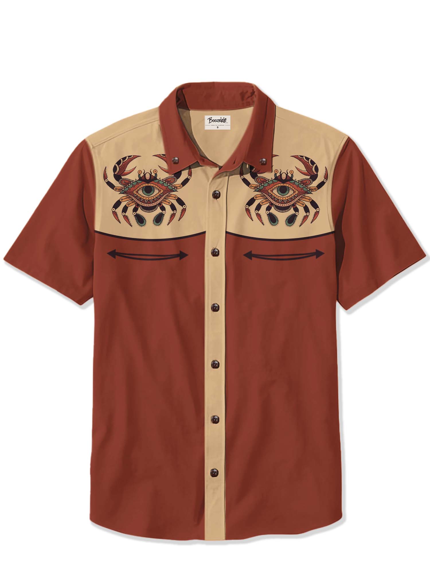 Vintage Eye Crab - 100% Cotton Shirt