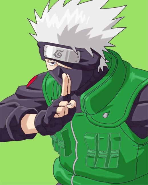 

Aesthetic Kakashi – Anime Paint By Numbers - 40*50CM, 501 Original