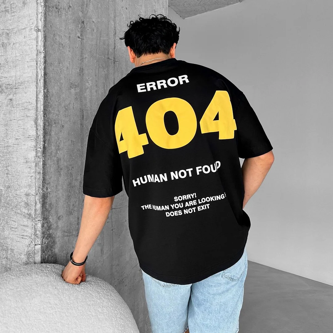 Unisex Casual 404 T-shirt