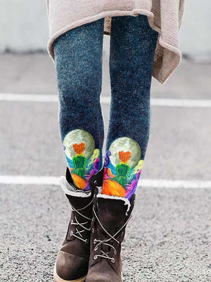 Fashion Abstract Print Leggings