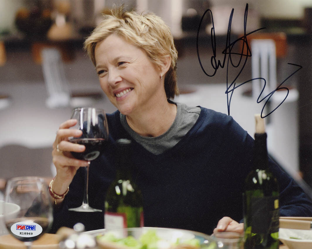 Annette Bening SIGNED 8x10 Photo Poster painting American Beauty Being Julia PSA/DNA AUTOGRAPHED