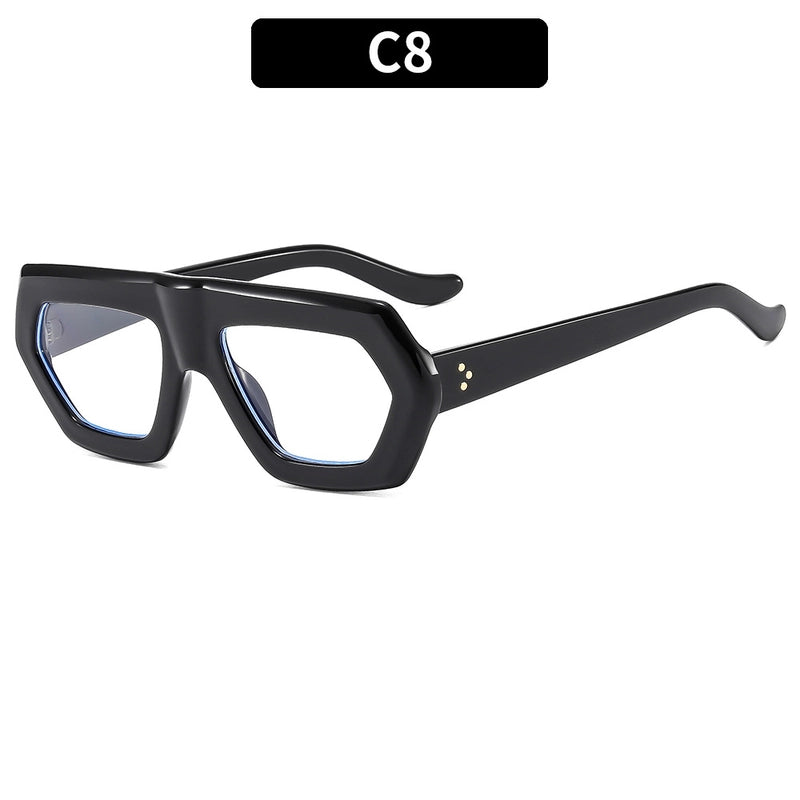 Casual Elegant Solid Color Ac Special-Shaped Mirror Full Frame Optical Glasses