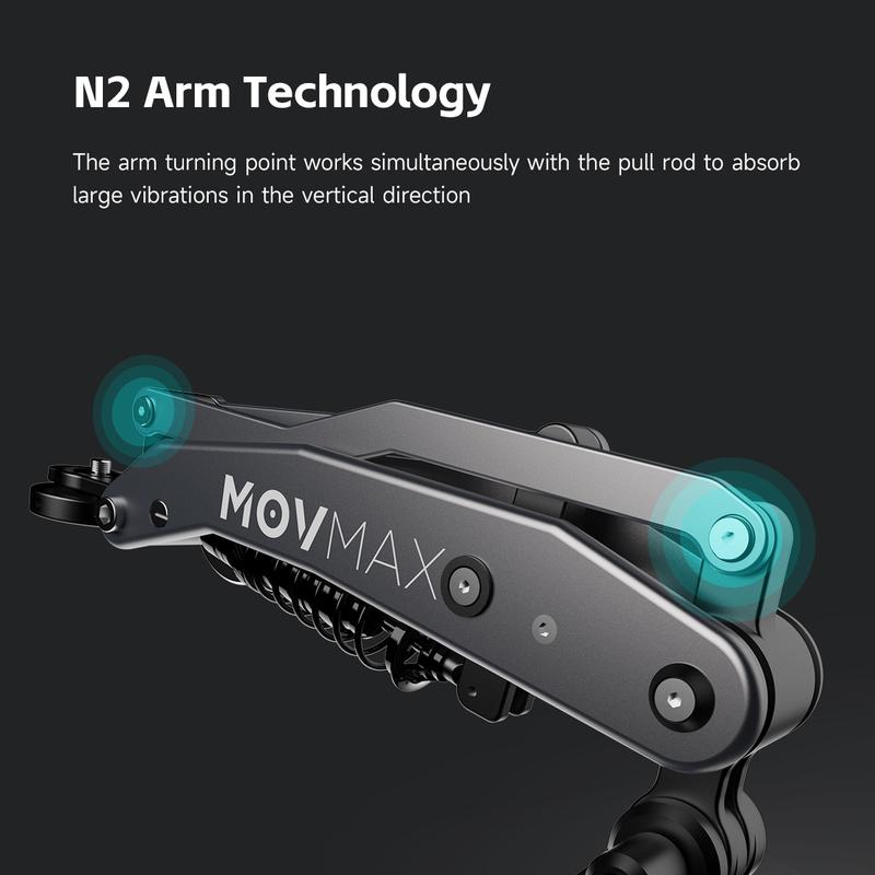 Product Introduction of MOVMAX Blade Arm Car accessories Camera Phone Suction Mount Camera Shock Mount  for phone camerasfor DJI Pocket 3. Insta 360. and GoPro 2