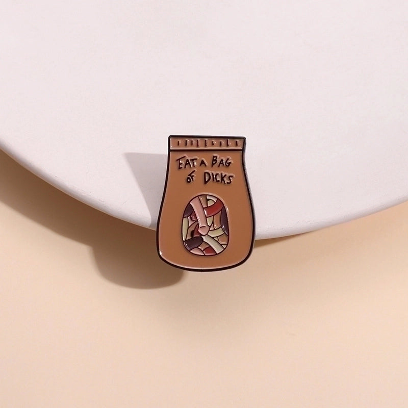 Vintage Style Pin Letter Alloy Stoving Varnish Unisex Brooches