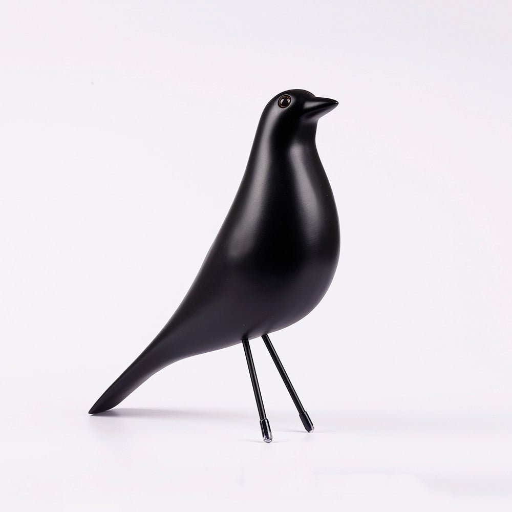 Home Decoration House Bird Wooden Craft  Bobo Feeder For Angry Birds Tweety Artificial Decor