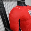 Player Version 2026 England Away Red Long Sleeve Jersey