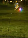 Solar Powered Kingfisher Garden Stake Lantern Outdoor Warm LED Decor