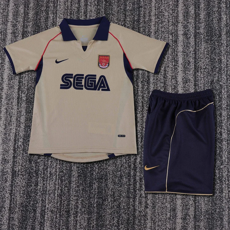 2001-02 Arsenal Away Retro Shirt - Kids Sizes