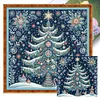 Christmas Tree-14CT Stamped Cross Stitch 40*40cm/15.75*15.75in tapestrymarket