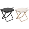 9in Tall Portable Camping Stool with Carry Bag Folding Stool for Travel Hiking