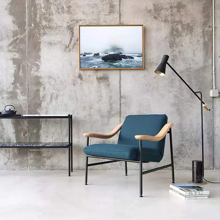 Carins Floor Lamp, Marble & Metal