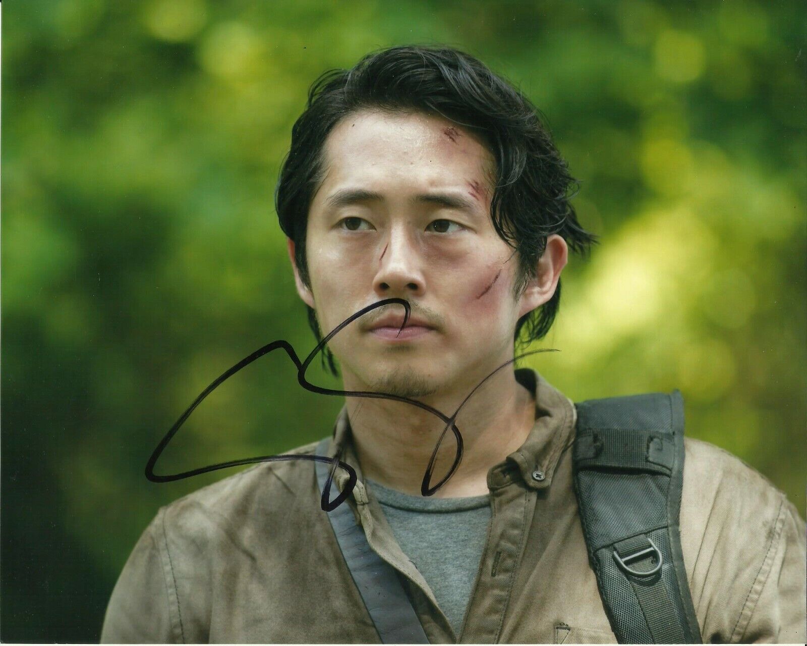 STEVEN YEUN SIGNED THE WALKING DEAD Photo Poster painting UACC REG 242 (10)