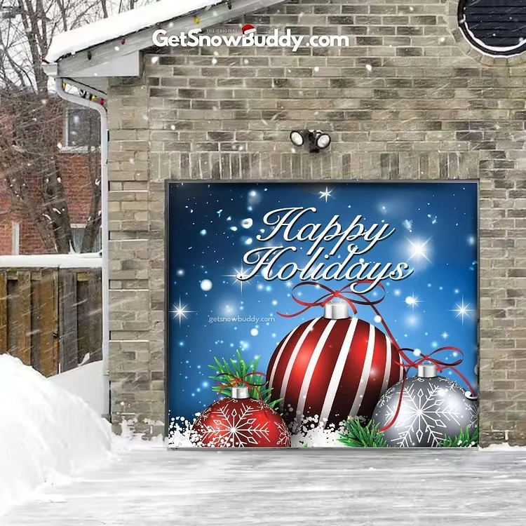 Snow Buddy Garage Door Covers Christmas 2023