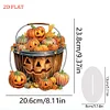 2D flache Halloween Kürbis Druck DIY Diamond Malerei Desktop Ornamente Dekor Kit