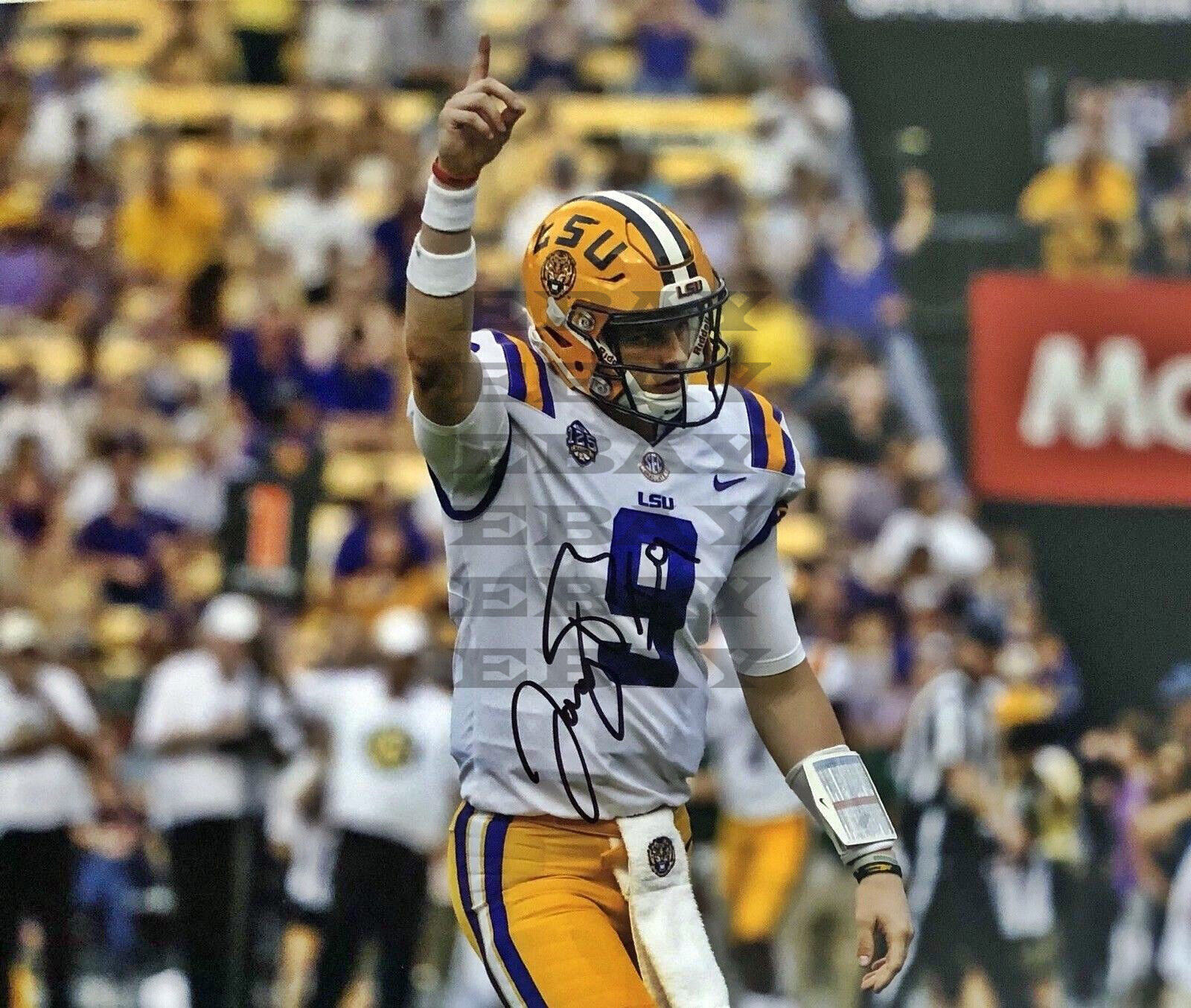 Joe Burrow LSU Tigers Quarterback 8x10 autographed Photo Poster painting Reprint