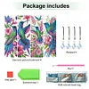 4Pcs Vogel - 5d DIY Handwerk Lesezeichen