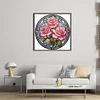 Flower Glass Painting - 11CT Stamped Cross Stitch 40*40cm/15.75*15.75in(glass painting cross stitch) tapestrymarket