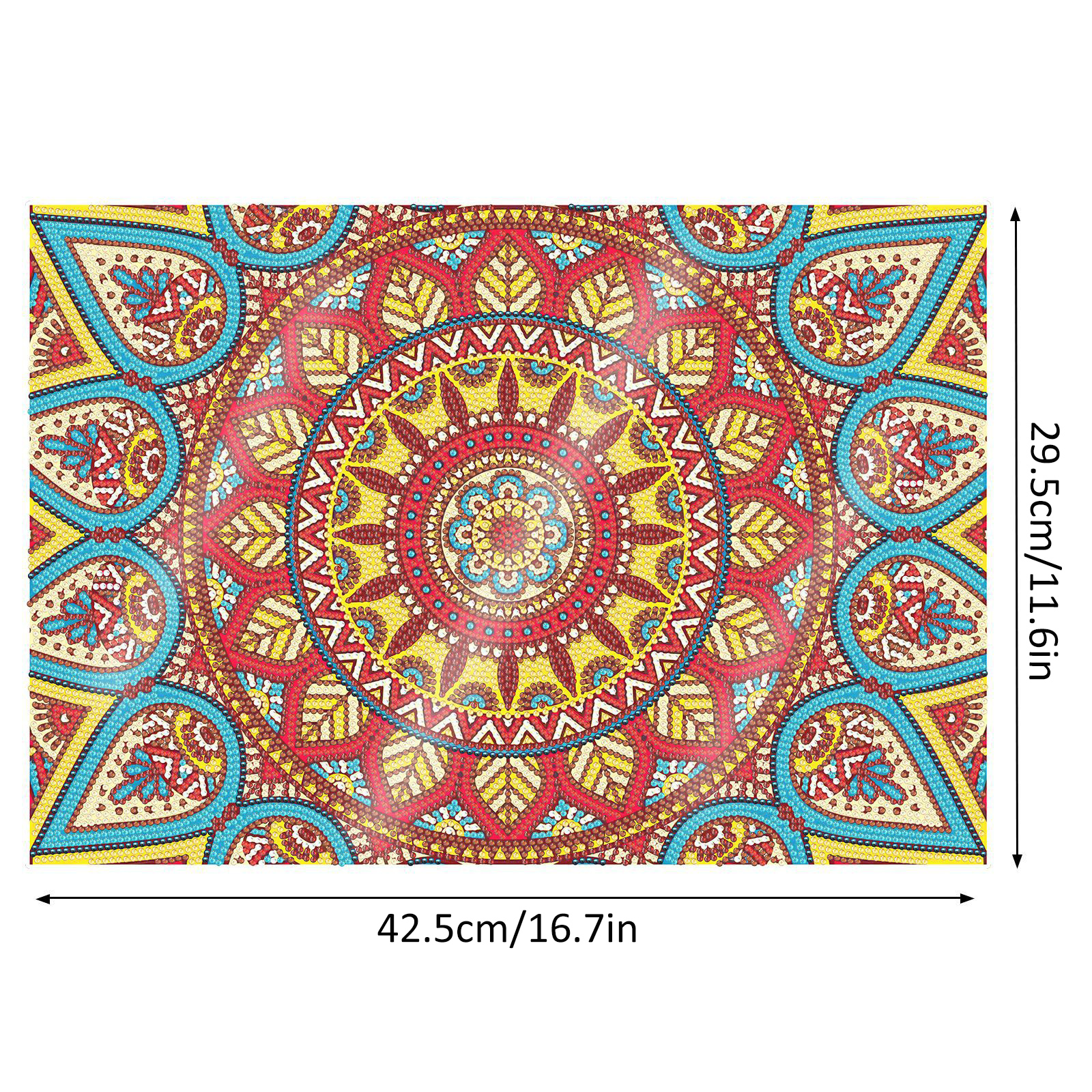 Diamond painting creative new dining mat PET home decoration birthday party decoration painting animal diamond sticker embroidery