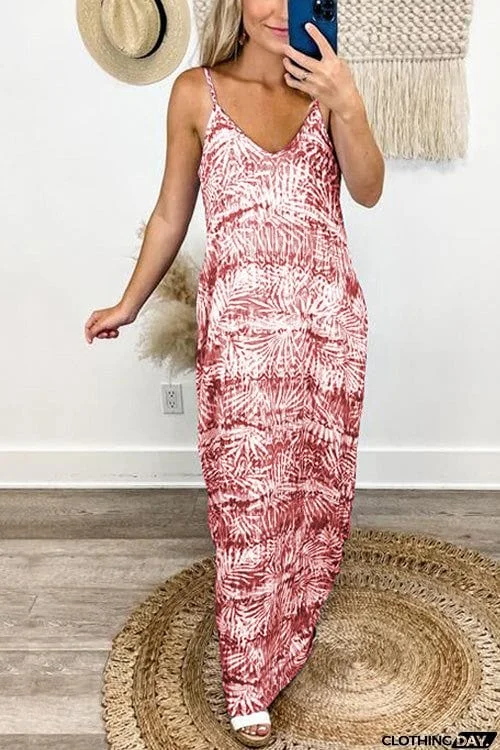 Fashion Chic Sling V Neck Dress