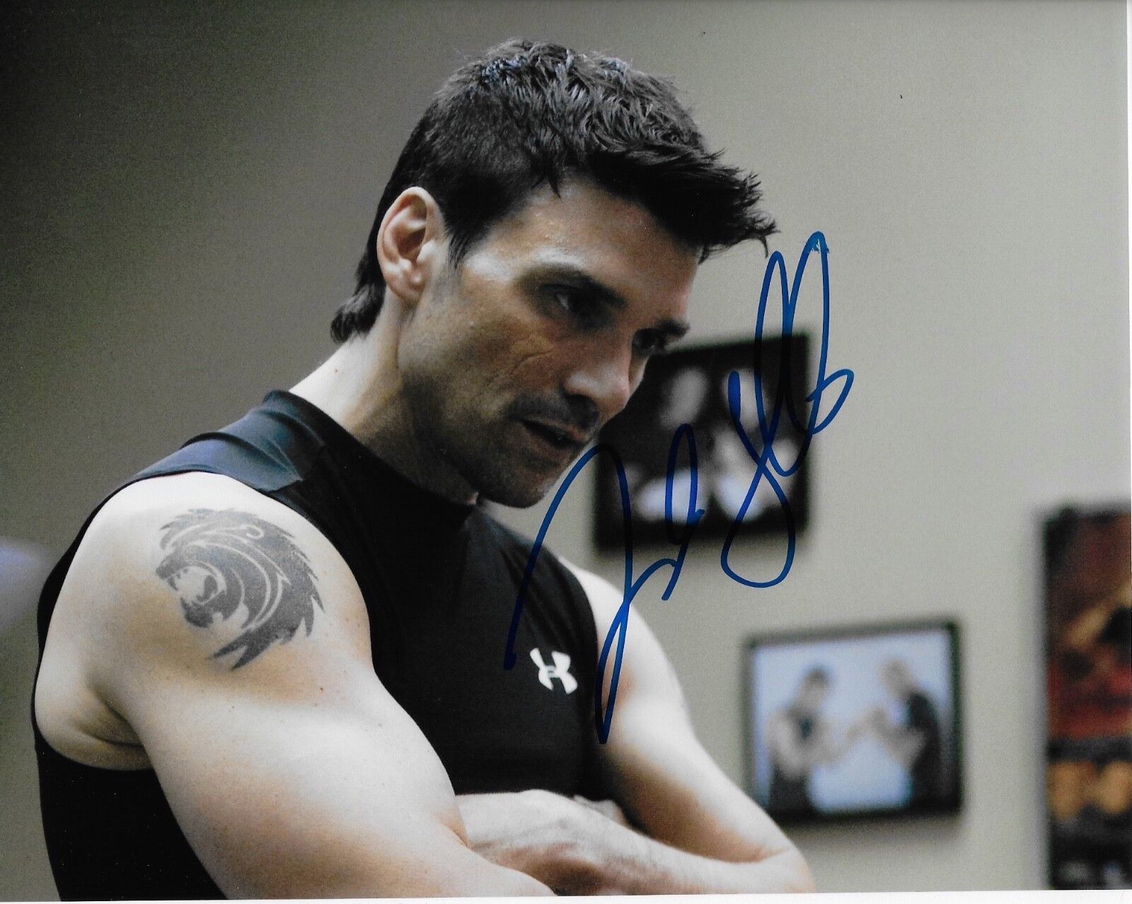 FRANK GRILLO 'WARRIOR' FRANK CAMPANA SIGNED 8X10 PICTURE *COA 4