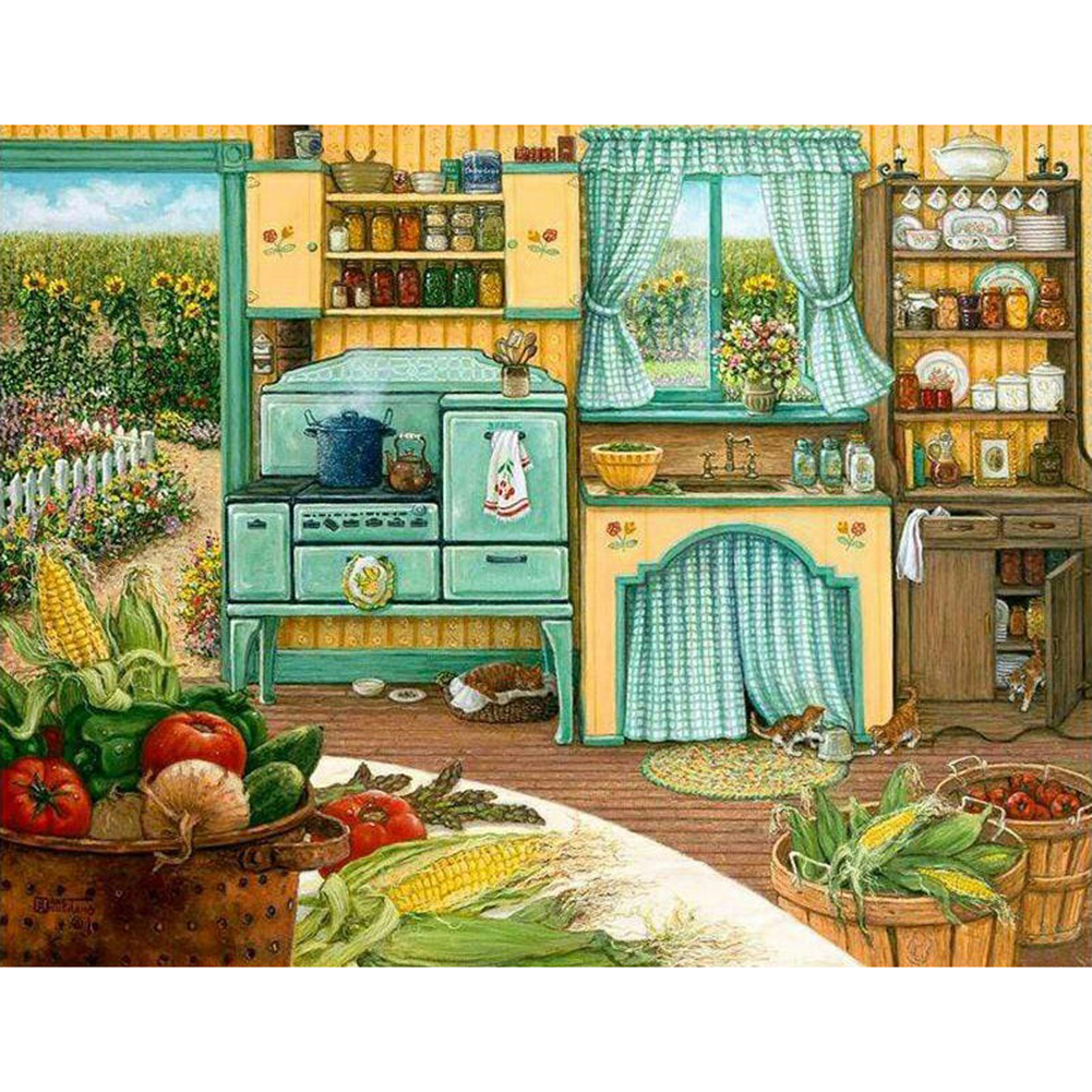 

Family Life - Round Drill Diamond Painting - 40*30CM, 501 Original