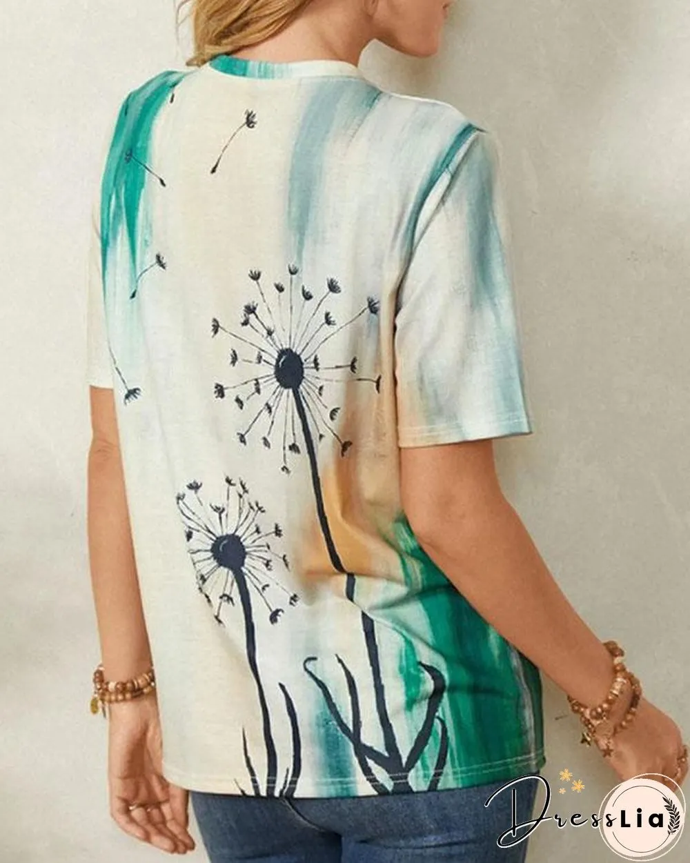 Women's Vintage Casual Printed Summer Tops