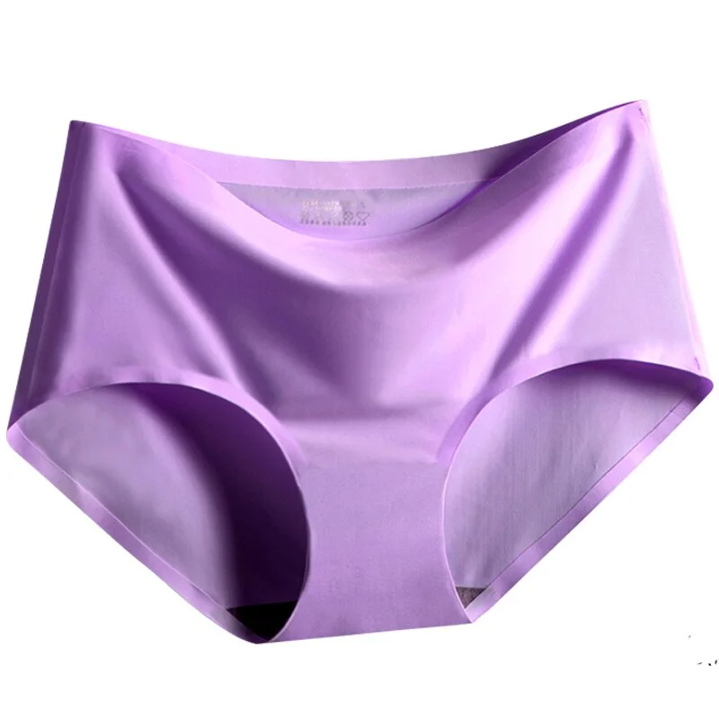 Sexy Women Panties Seamless Underwear Comfortable Briefs Female Girls Thongs Intimates Lingerie Ladies 1pcs Solid Color New