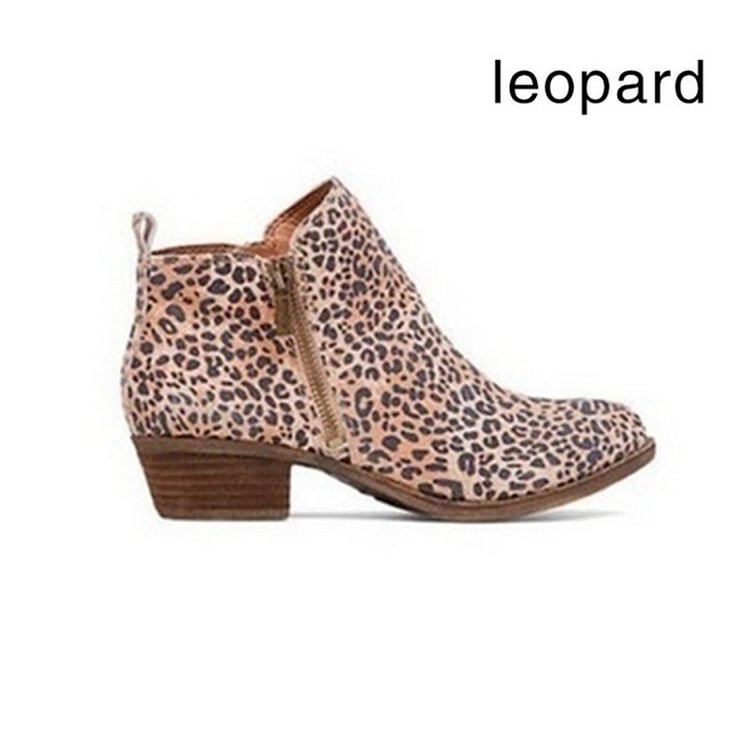 Women's Chunky Heeled Ankle Boots