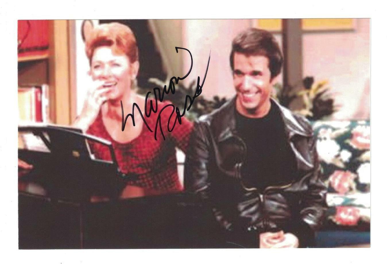 Marion Ross Signed Autographed 4x6 Photo Poster painting Actress Happy Days A