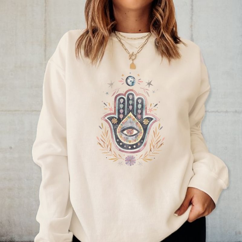   Retro Eyes Women's Pullover Sweatshirt - Neojana