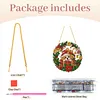 Crystal Mosaic Window Hanging Kit Christmas Puppy Giftbox 9.45x9.45in