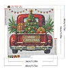 Diamond Painting-DIY Full Round Drill Christmas Car(40*40 CM)