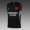 2025/2026 Arsenal Pre-Match Training Black Vest+Shorts Football1:1 Thai Quality