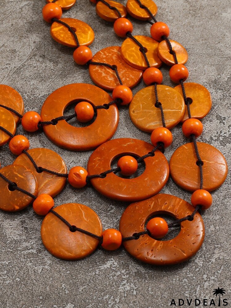 Bead Decor Layered Necklace