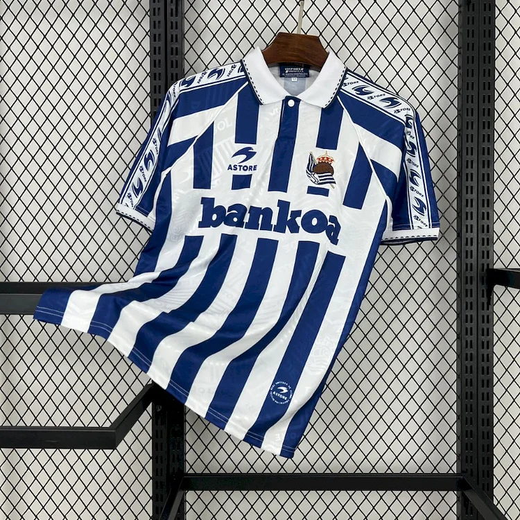 1994-95 Retro Real Sociedad Home Football Jersey