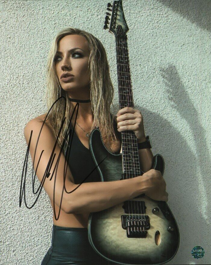 Nita Strauss Autographed Original 8x10 Photo Poster painting LOA TTM