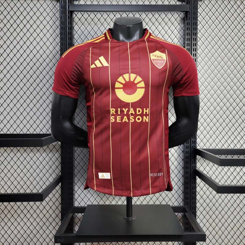 2024-2025 Player AS Roma Home Football Shirt 1:1 Thai Quality
